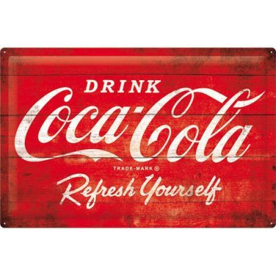 Coca Cola Logo 40x60 Wielki Szyld Tablica